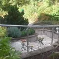 Main courante inox pose latérale sur muret en kit 6