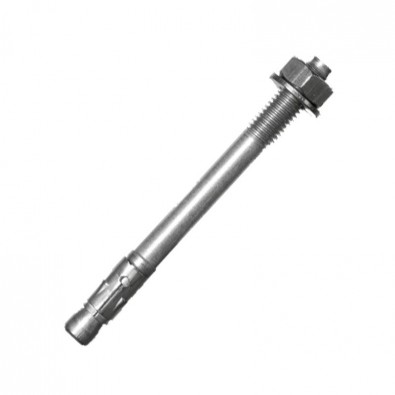 Goujon d'ancrage inox M10 x 95 pour fixation de poteau de garde corps inox platine jusqu'à 35 mm