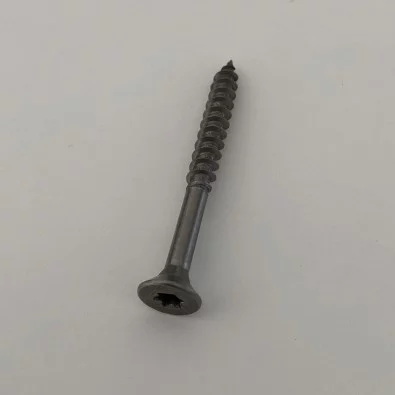 Vis inox bois à tête fraisée 8 x 60 mm empreinte torx