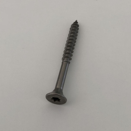 Vis inox bois à tête fraisée 8 x 60 mm empreinte torx