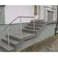 Rampe d'escalier sur poteaux, en kit, en inox 304 brossé 39