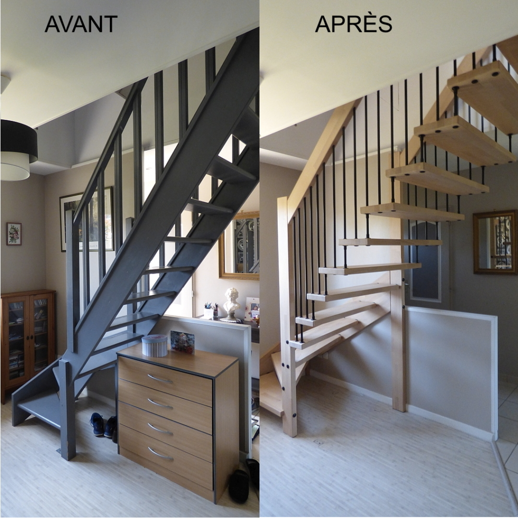 Remplacer une rampe d'escalier