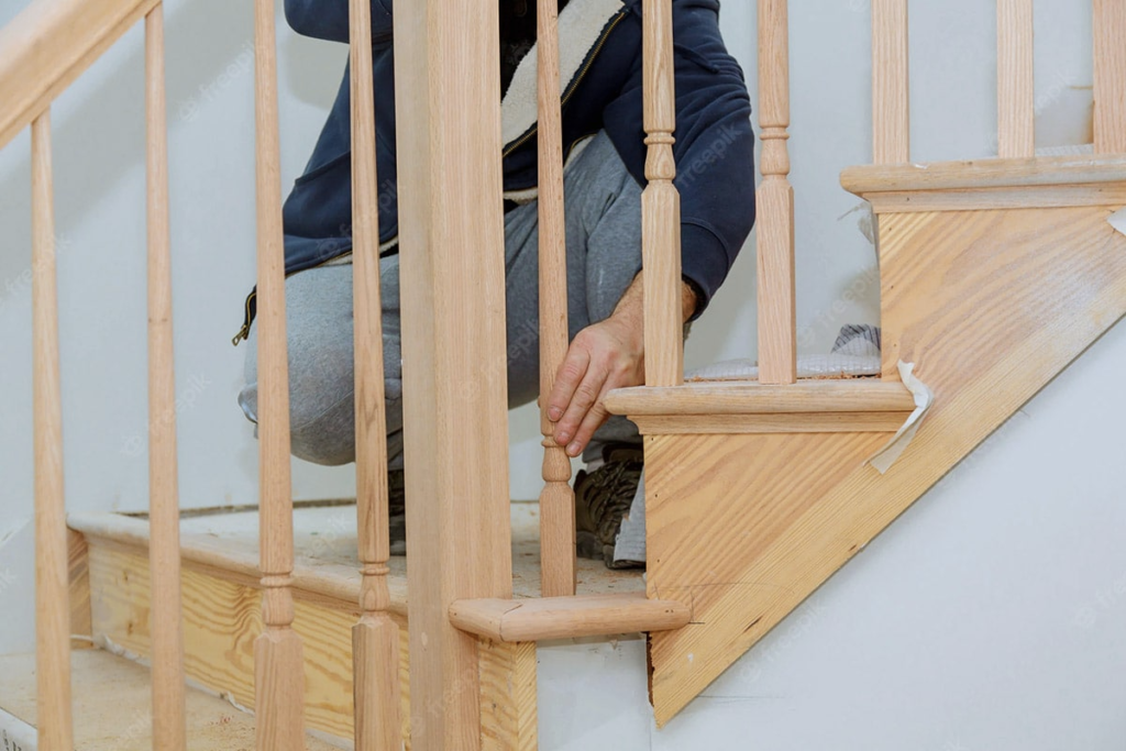 rambarde en bois prix pose main courante escalier