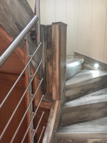 Garde-corps escalier interieur