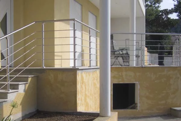 garde corps terrasse 5 barres prolonge escalier