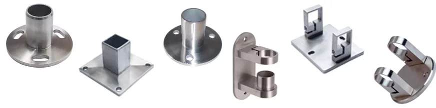 platines de fixation pour garde corps