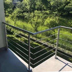 garde corps terrasse 5 barres autre facon de realiser un angle